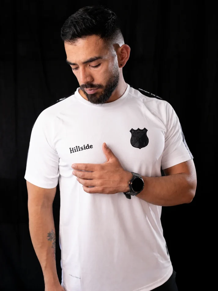 Camiseta Running Hillside New York RPC Rayas Negras