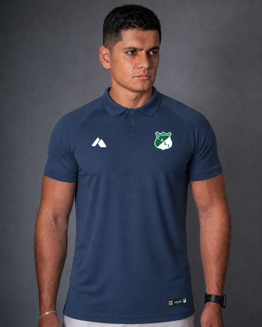 Camiseta Polo Montez Hillside Deportivo Cali Azul