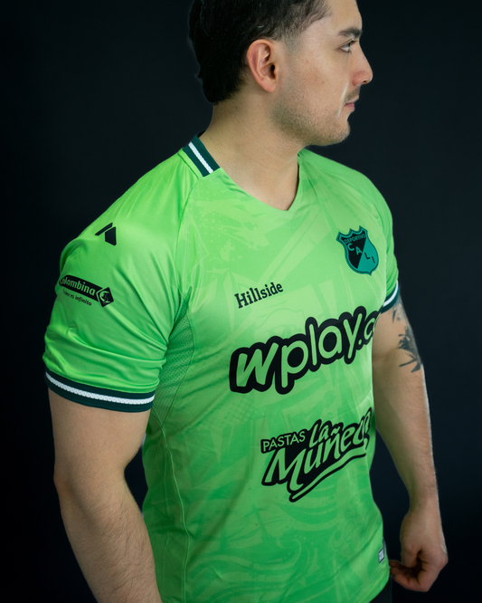Camiseta Oficial de Arquero Hillside Deportivo Cali Verde - Image 2