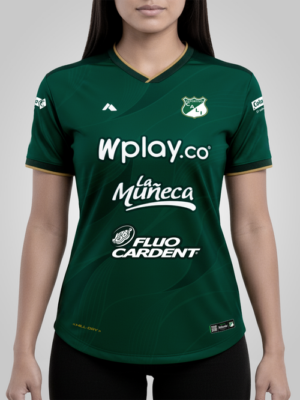 Camiseta Oficial de Competencia Mujer Hillside Deportivo Cali Verde